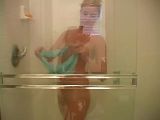 Magnetic blonde legal age teenager Jessie getting nasty under the shower